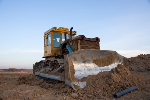 Bulldozer Land Grading in Joplin